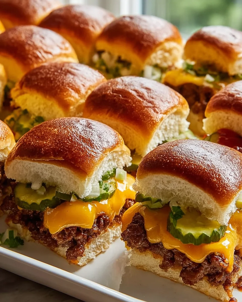 Leckere Sheetpan Burger Sliders für die ganze Familie!