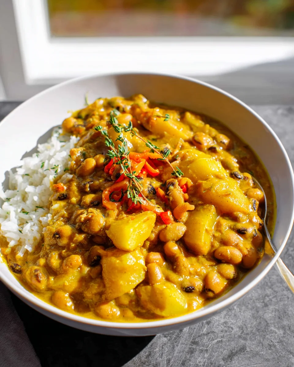 Jamaican Black Eyed Pea Curry – Aromatisch und vegan genießen!