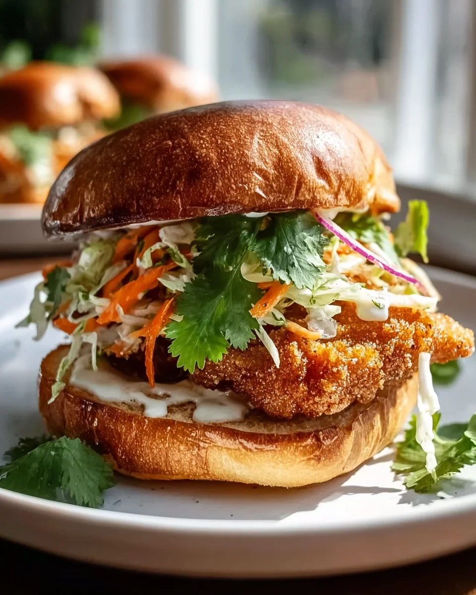Thai Fried Chicken Sandwich: Knusprig, würzig, unwiderstehlich!