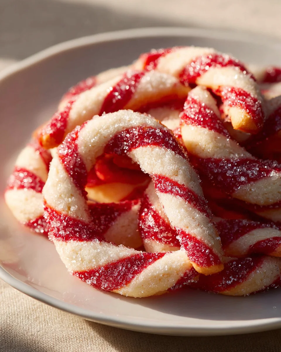 Festliche Zuckerstangen Kekse – Unwiderstehlich Zarte Streifen