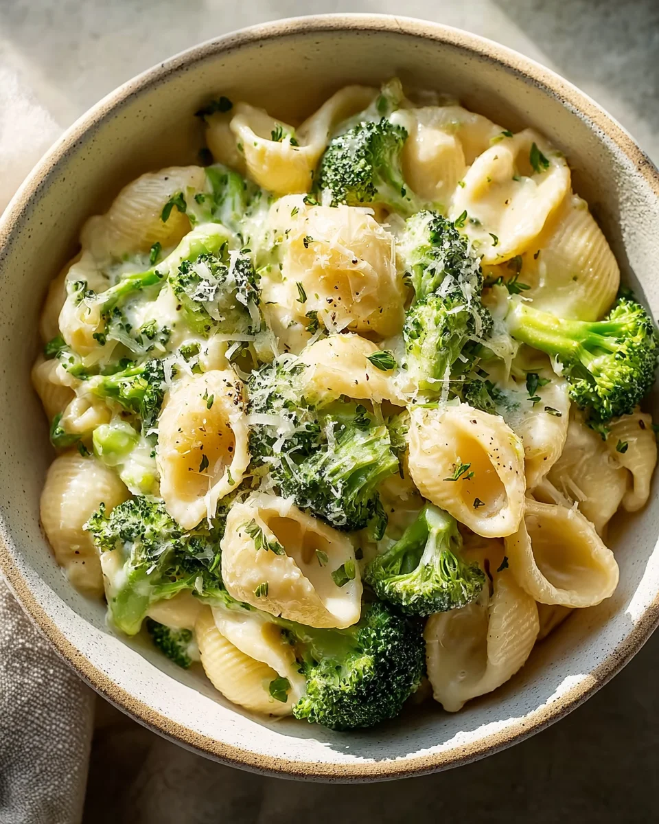 Leckere Brokkoli Nudeln in cremiger Sahnesauce Rezept