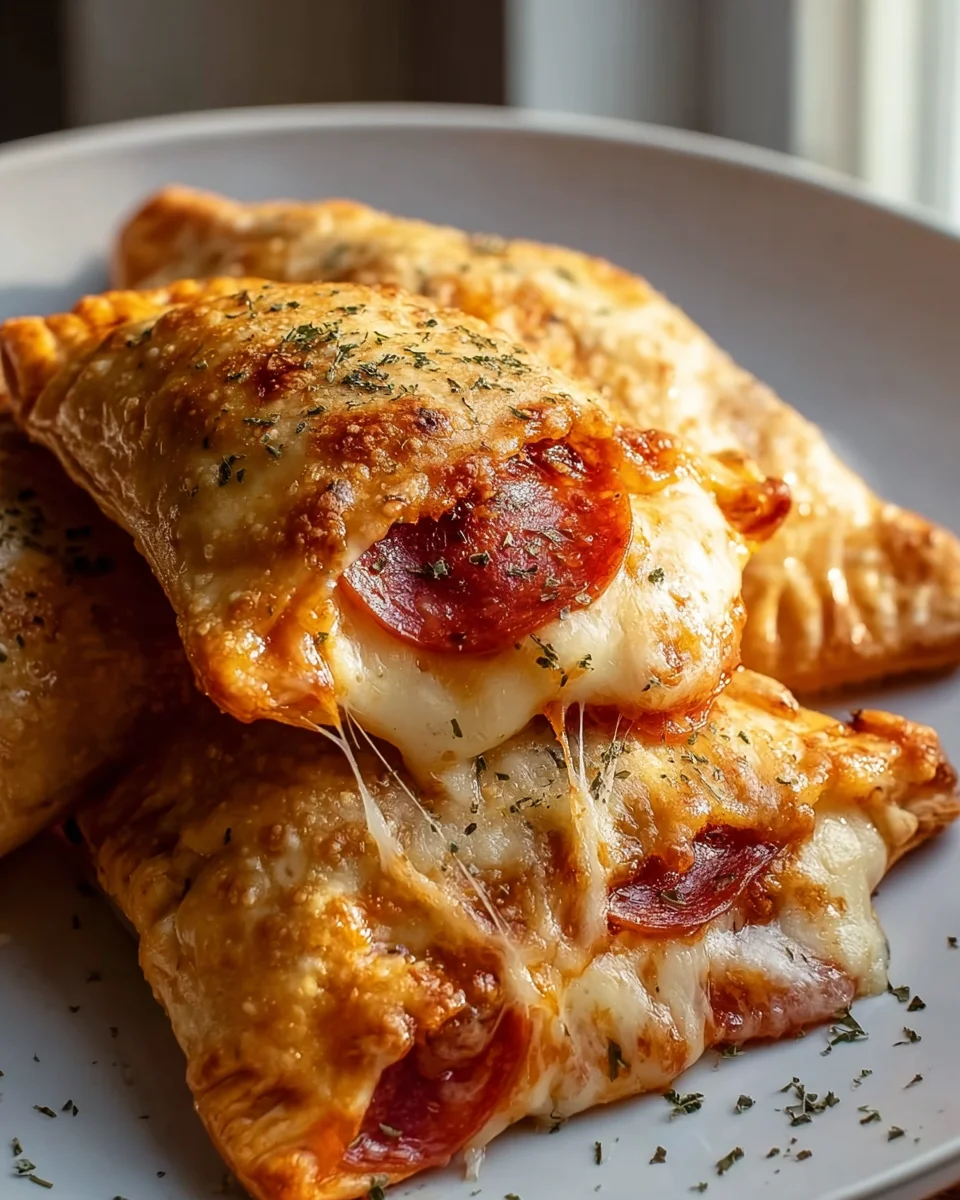 Leckere Cheesy Pizza Pockets – Einfaches Rezept zum Nachmachen!