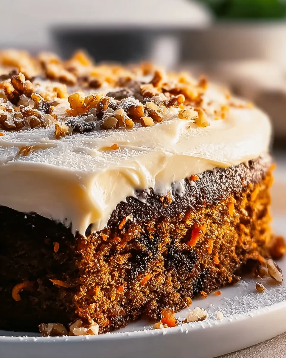 Schoko Karottenkuchen mit Frischkäse-Frosting – Ein Genuss!