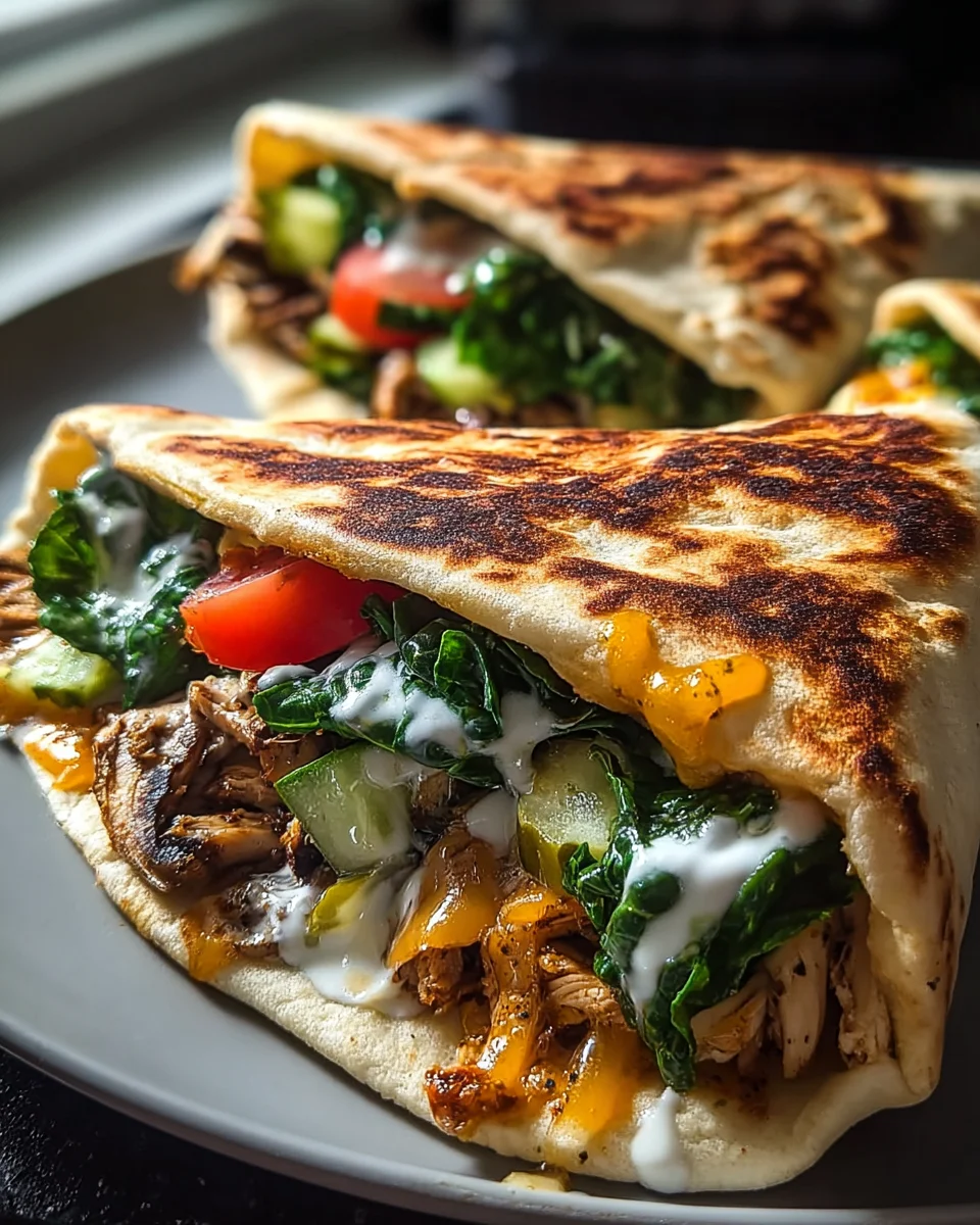 Leckeres Chicken Shawarma mit cremiger Knoblauchsauce Rezept