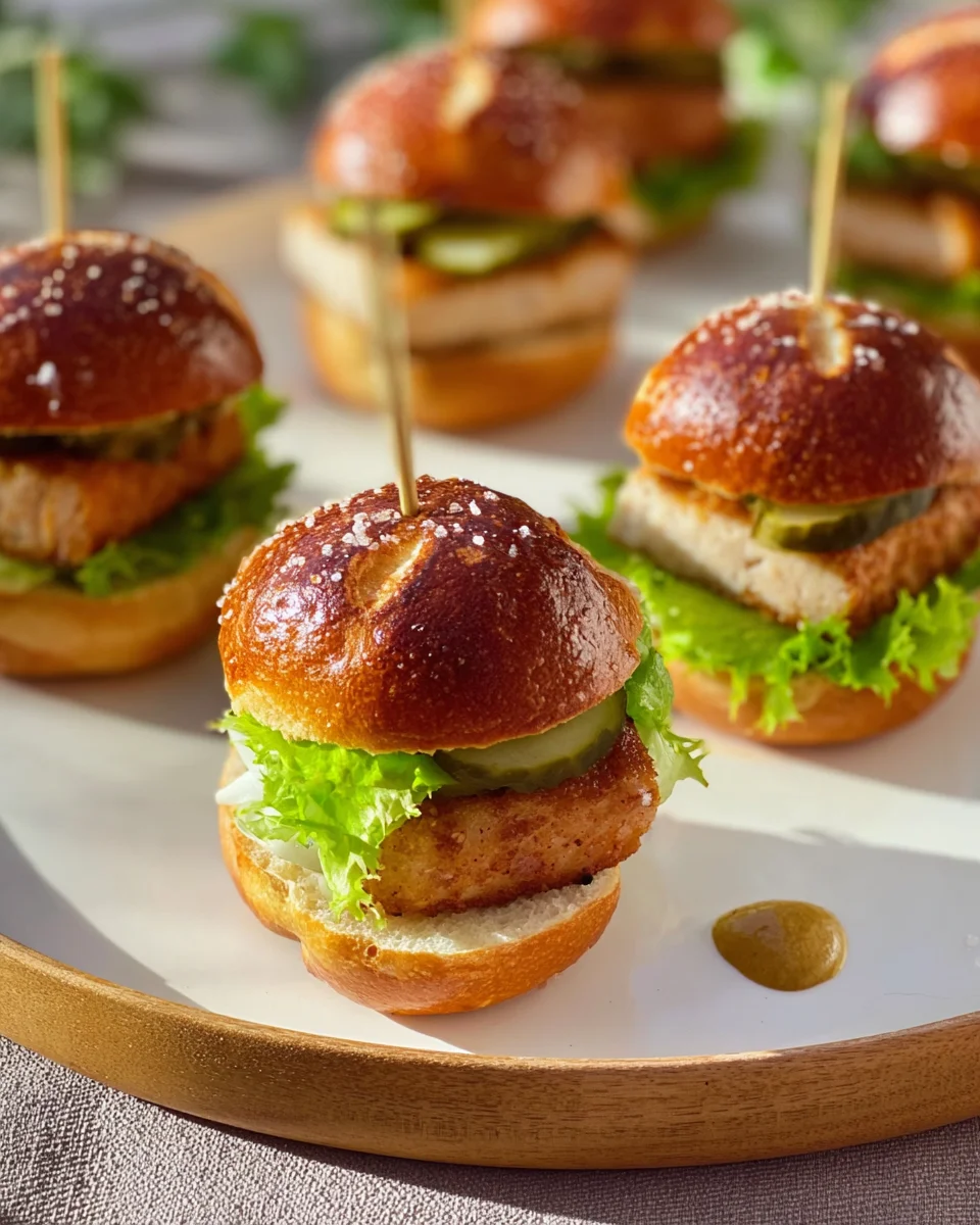 Mini Laugen Burger mit saftigem Leberkäse – schnell zubereitet!