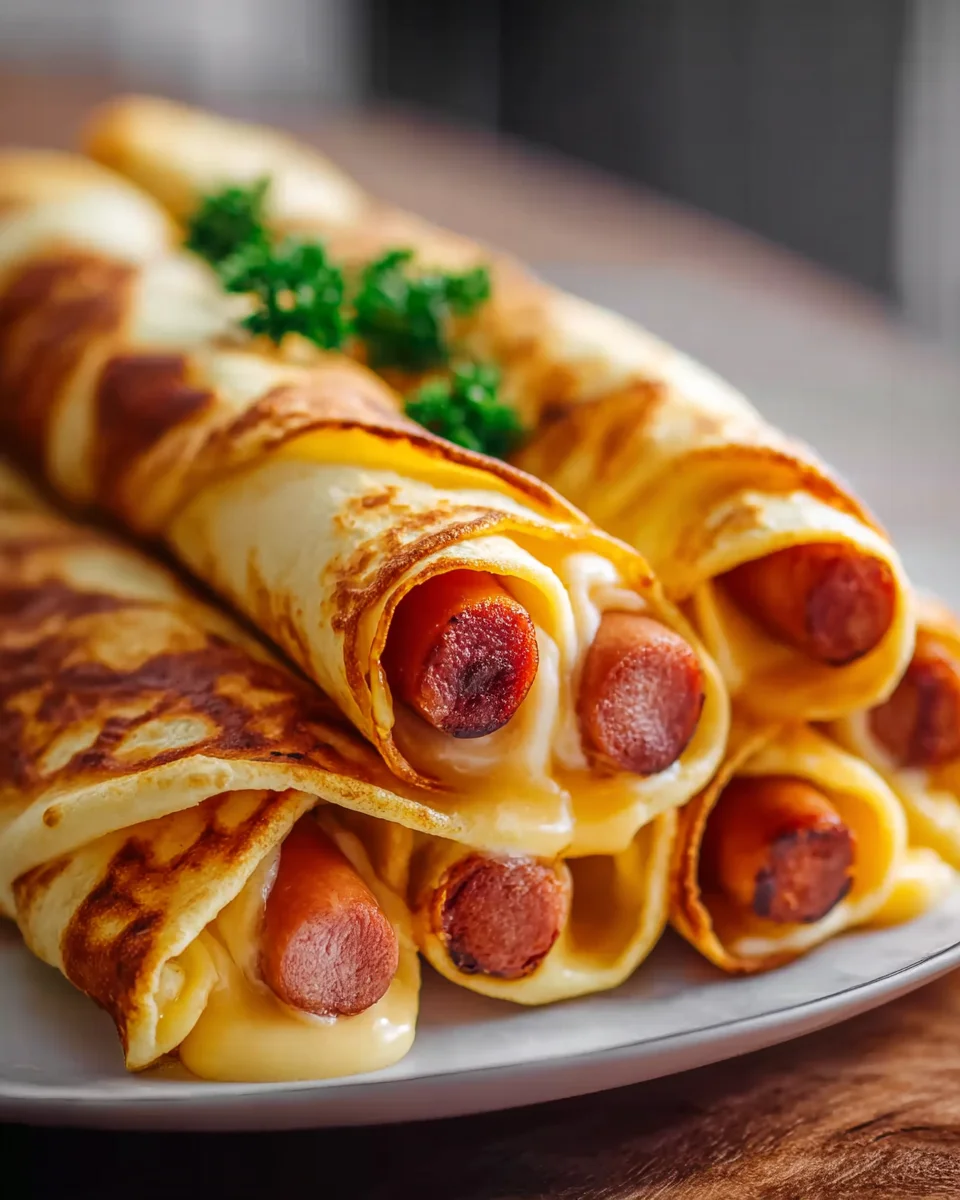 Gebackene Hot Dogs im Tortilla-Teig: Schnell & Lecker!