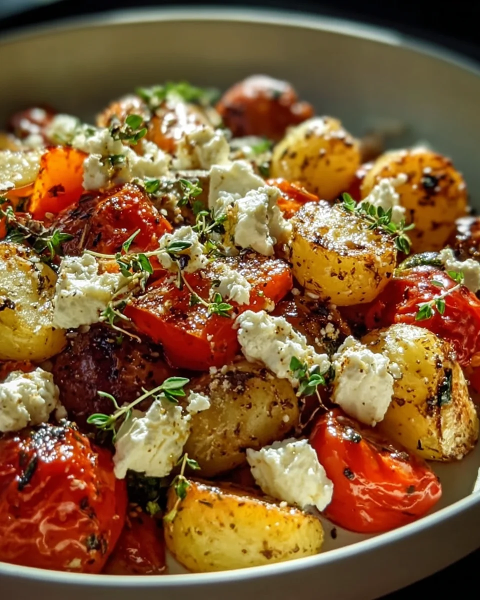 Unglaubliches Feta Kartoffeln Ofengemüse Rezept für Genießer