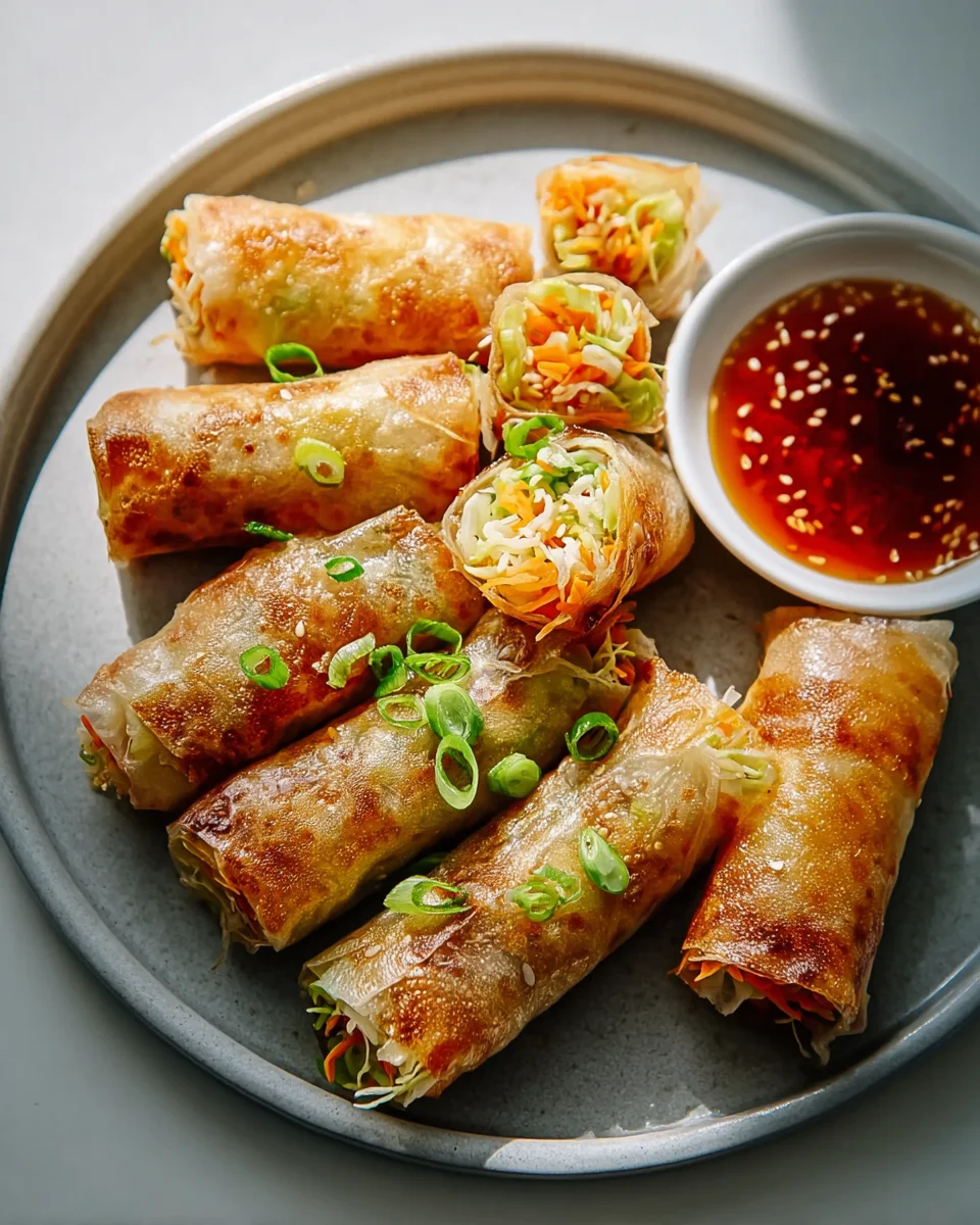 Leckere Air Fryer Reisnudelrollen mit Rindfleisch genießen!