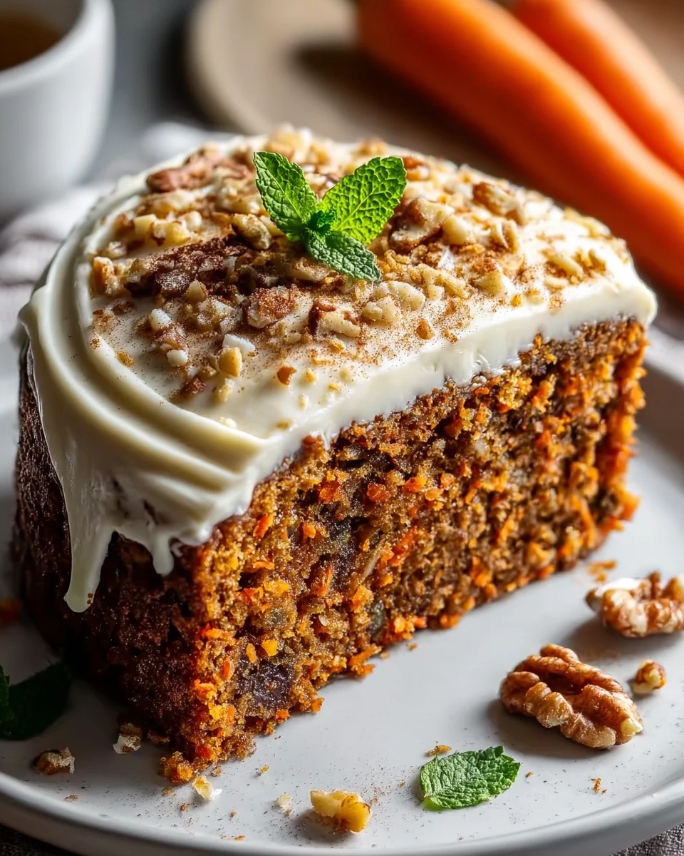 Glutenfreier Hafer-Carrot Cake ohne Mehl – Lecker & Gesund!