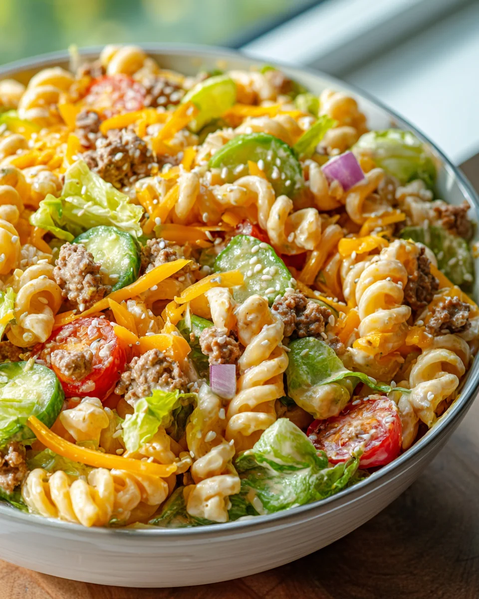 Big Mac Pasta Salat Rezept: Dein neues Lieblingsgericht!