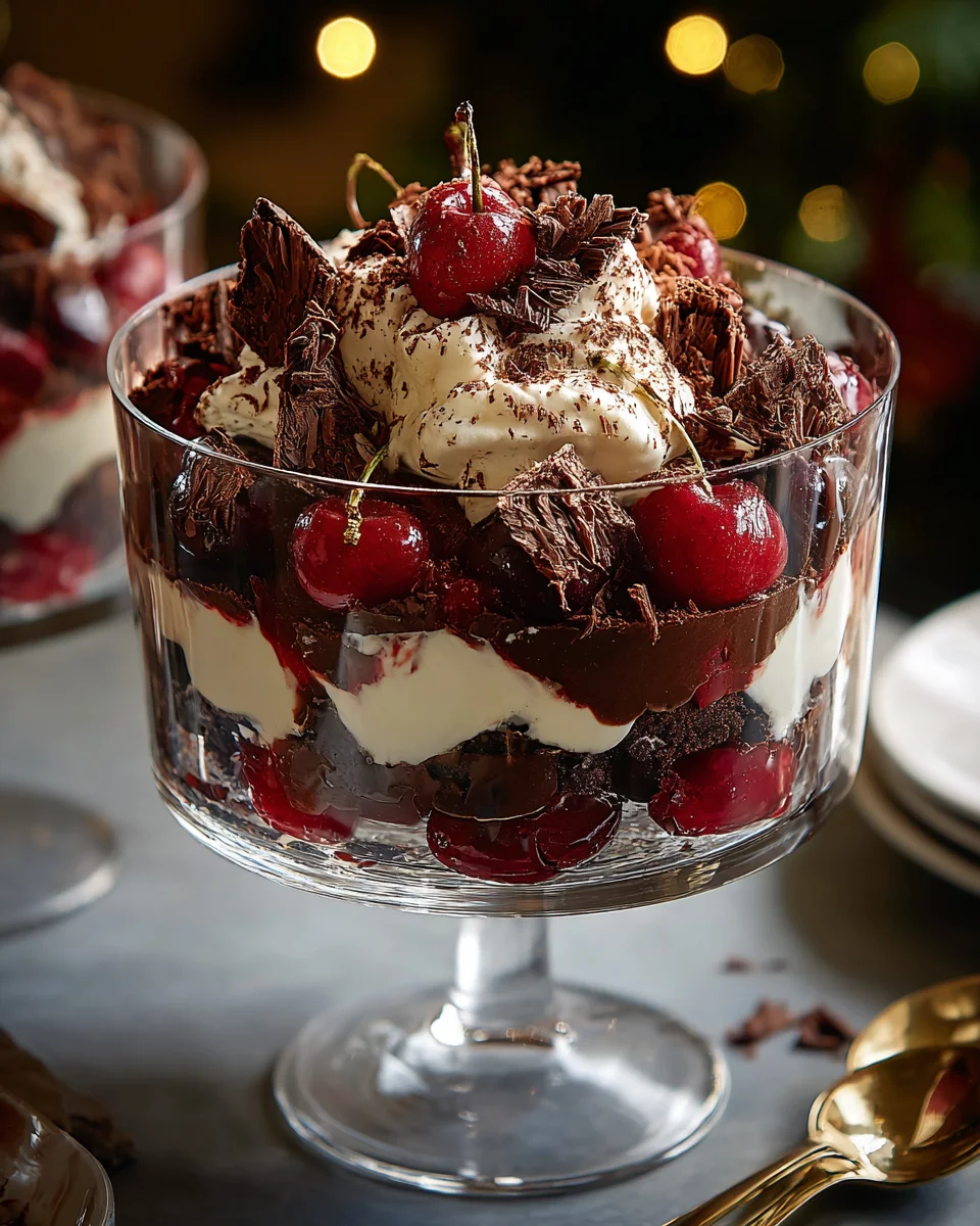 Schwarzwälder Trifle für Weihnachten – Festlicher Genuss!