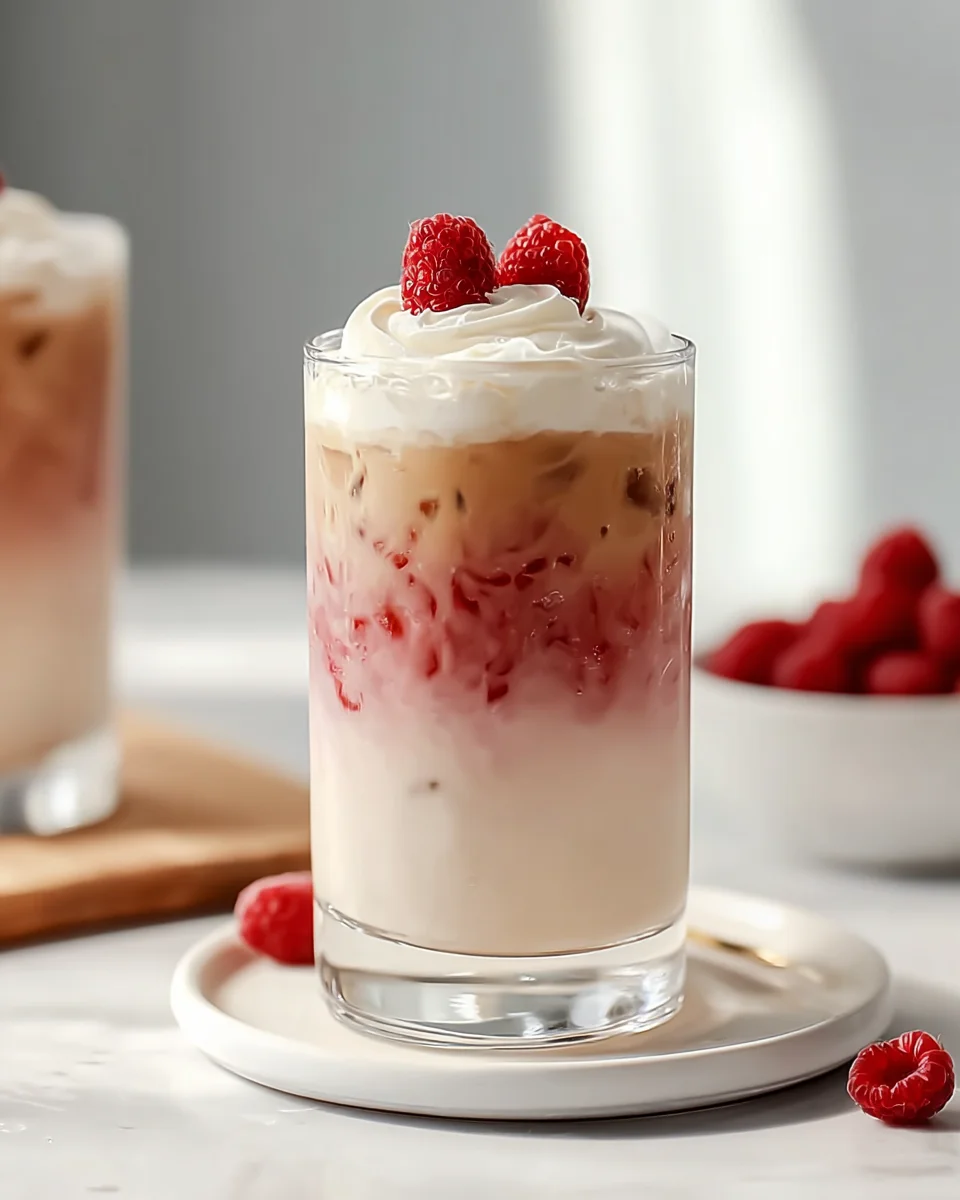 Erfrischender Vanille-Himbeer-Iced Latte – Das perfekte Rezept!