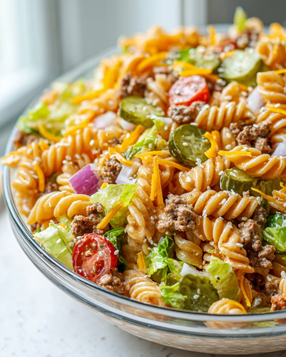 Big Mac Pasta Salat Rezept: Dein neues Lieblingsgericht!