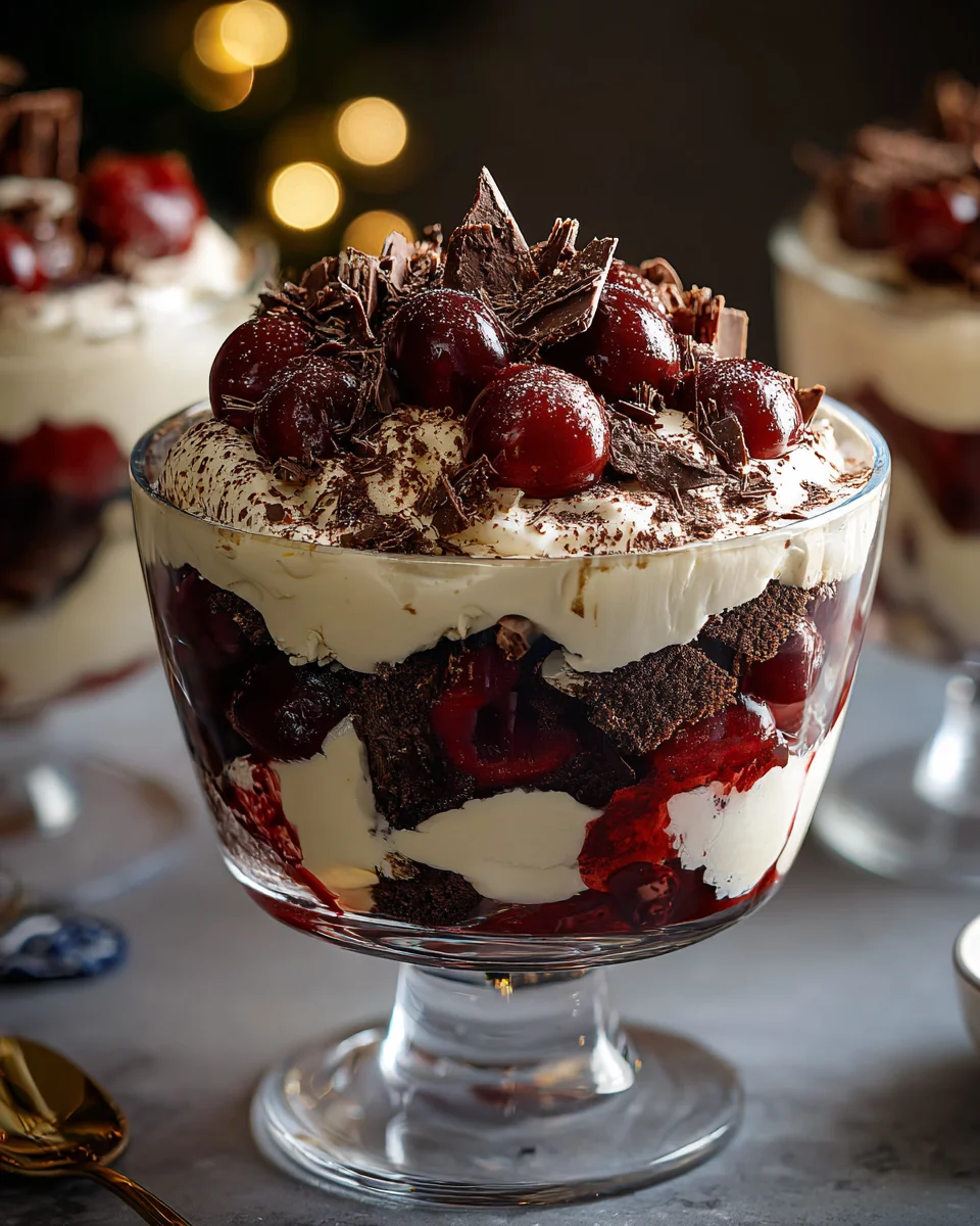 Schwarzwälder Trifle für Weihnachten – Festlicher Genuss!
