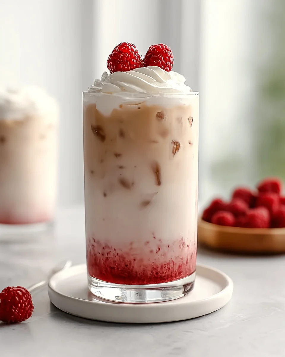 Erfrischender Vanille-Himbeer-Iced Latte – Das perfekte Rezept!