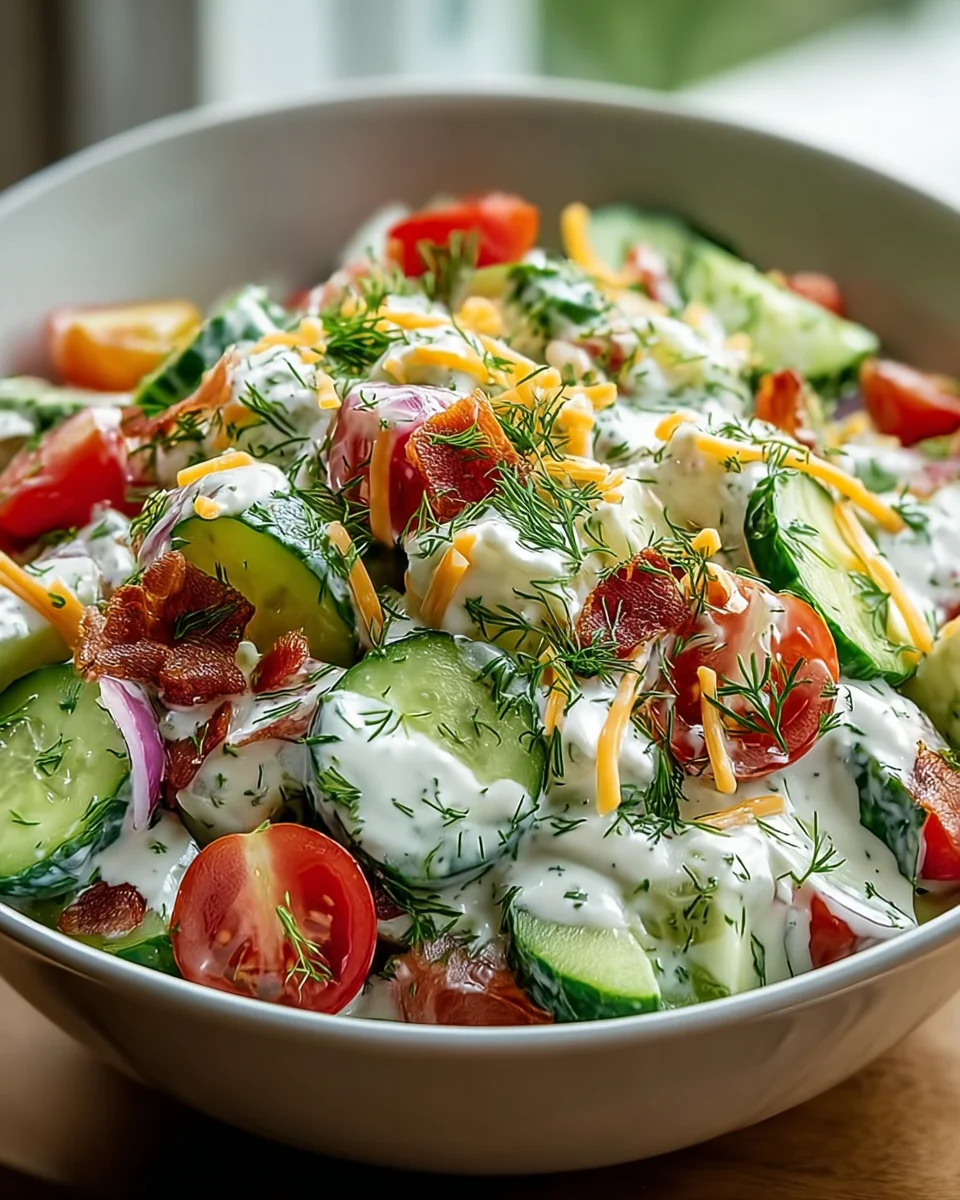 Gurken Ranch Salat: Suchtgefahr! Dein ultimativer Genuss.