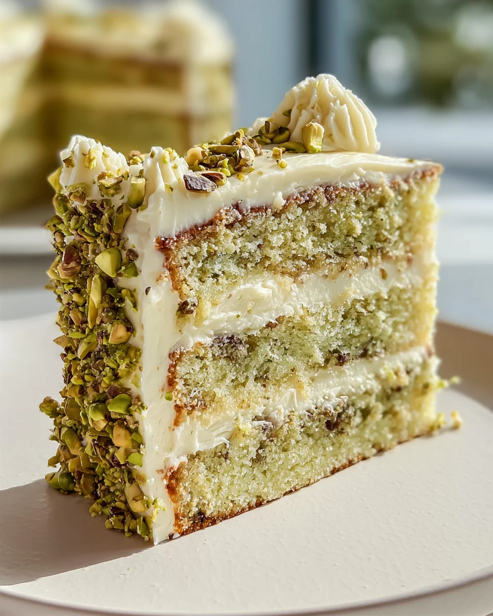Pistazien-Mascarpone-Layer-Cake: Himmlischer Genuss!