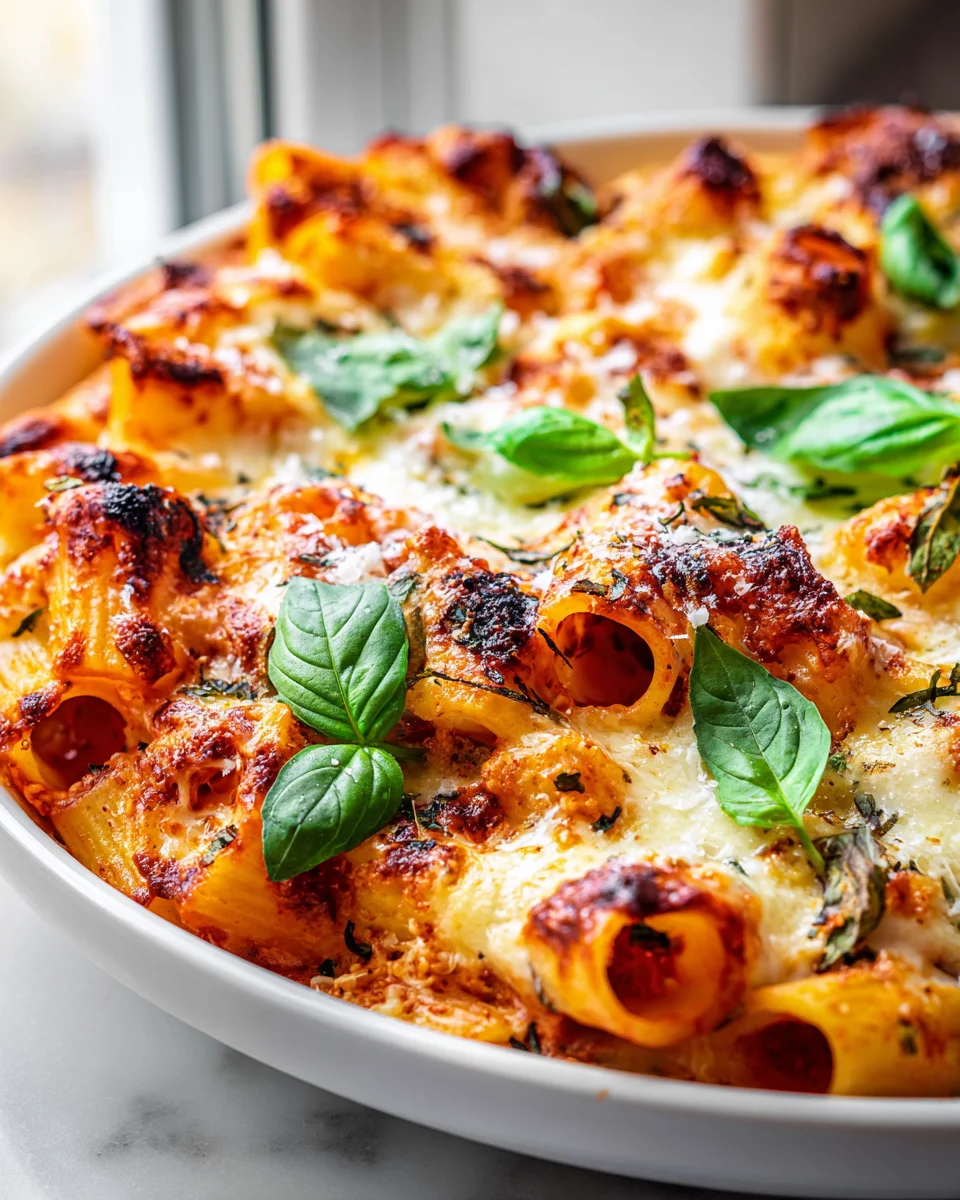 One Pan Rigatoni: Dein schnelles & einfaches Abendessen!