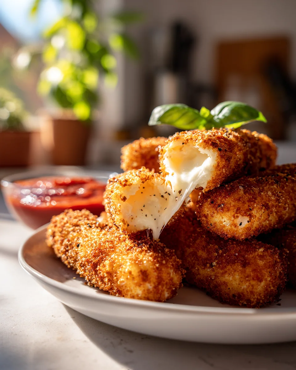 Air Fryer Mozzarella Sticks: Knusprig & Schnell gemacht!