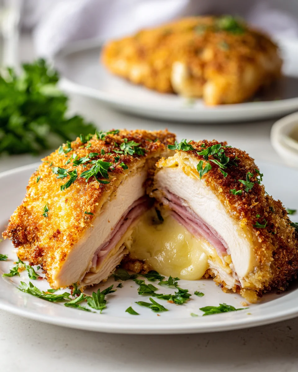 Hähnchen Cordon Bleu: Knusprig, saftig & unwiderstehlich!