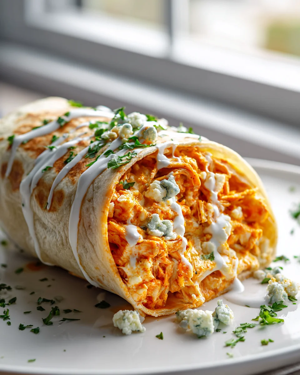 Buffalo Chicken Breakfast Wrap mit Ranch: Dein perfekter Start!