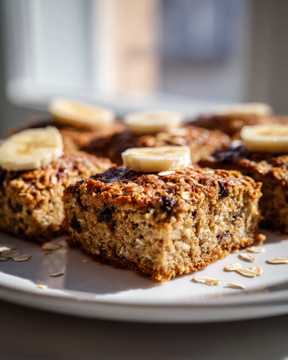 Unwiderstehliche Bananen-Haferriegel: Gesund snacken!