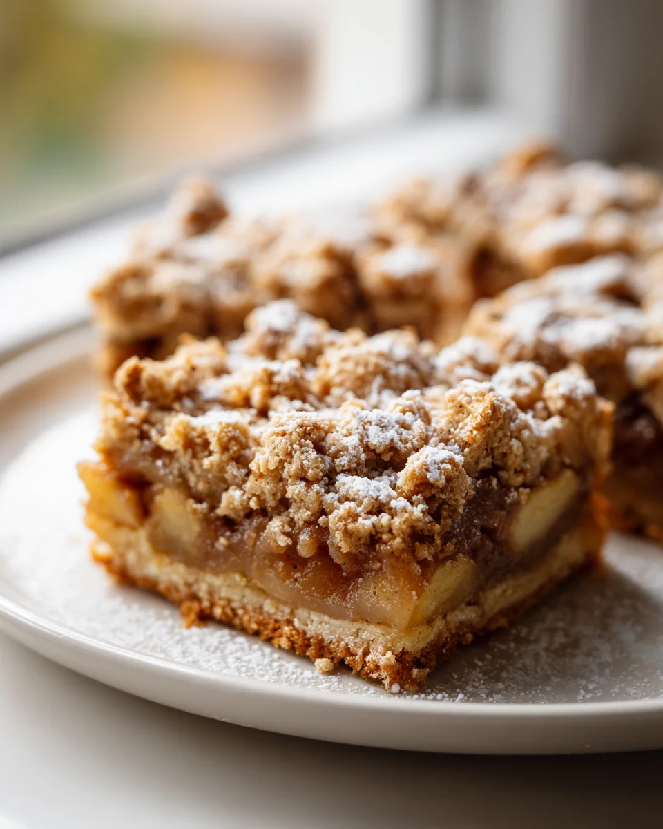 Apfel-Hafer-Streusel-Riegel: Knusprig, lecker & einfach!