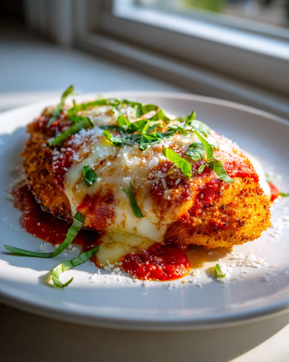 Leckeres Air Fryer Chicken Parmesan Rezept – Gesund genießen!