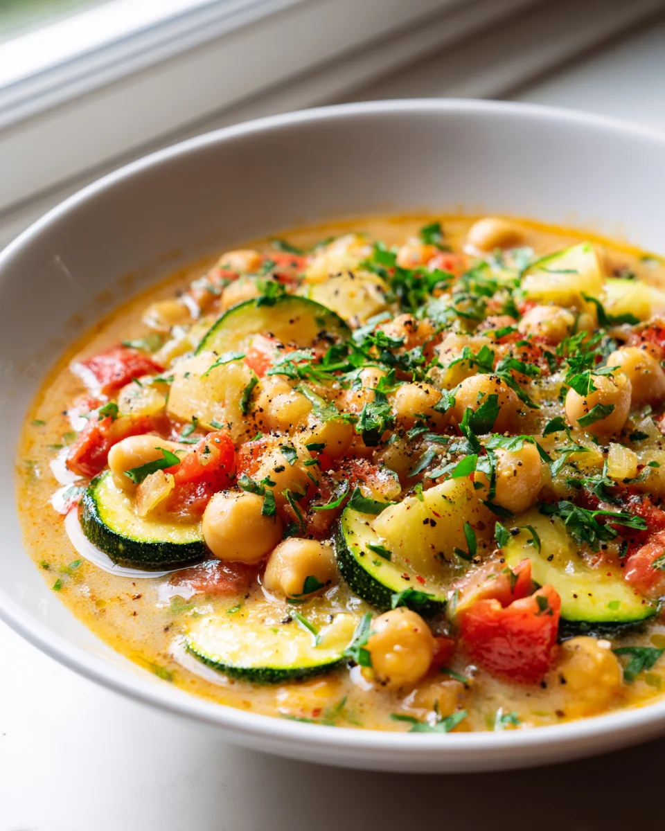 Low Carb Kichererbsen Eintopf mit Zucchini: Lecker & Leicht!