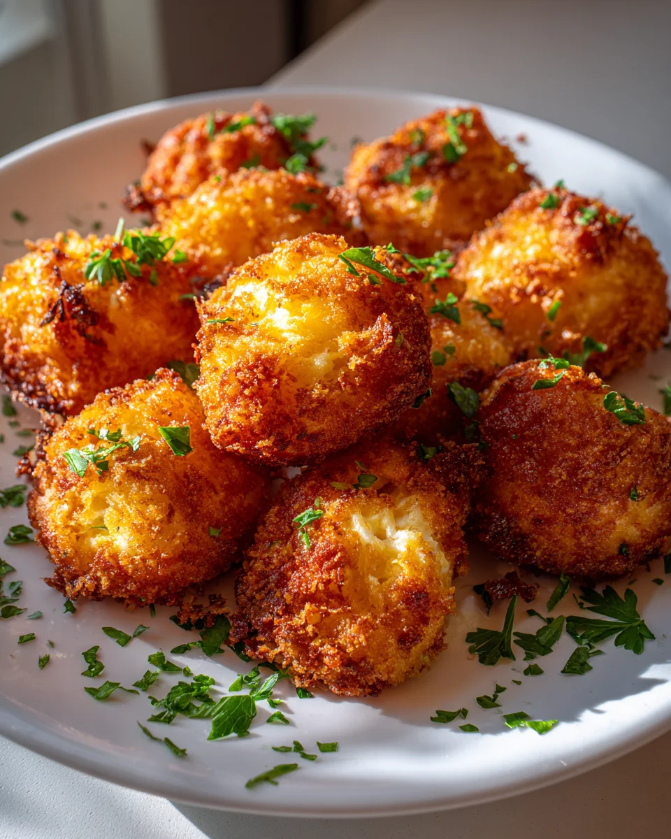 Knusprige Kartoffel-Käse-Puffs: Einfach unwiderstehlich!