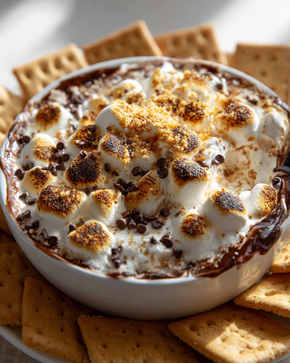 S'mores Dip: Flauschig gerösteter Marshmallow-Traum!