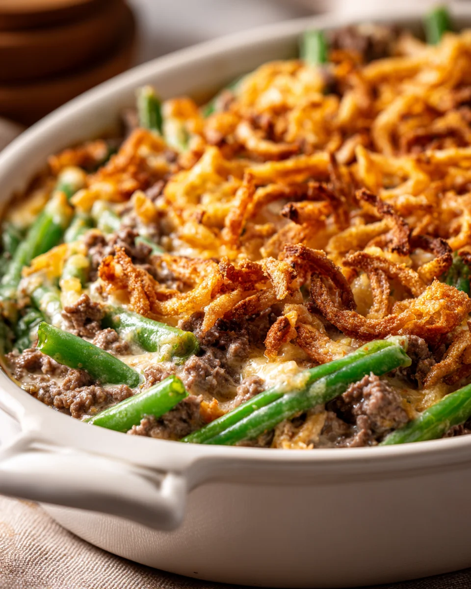 Hackfleisch-Grüne Bohnen Auflauf: Lecker & einfach gemacht!
