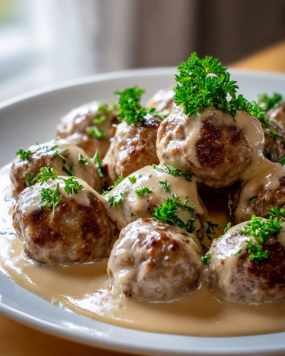 Köttbullar Rezept: Saftige Rinder-Hackbällchen schwedisch