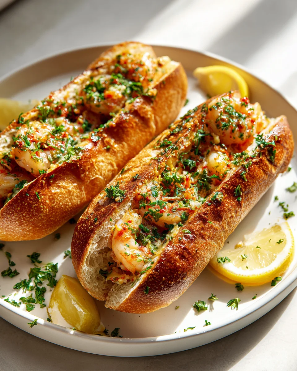 Knoblauchbutter-Garnelen Baguettes: Dein neues Lieblingsessen!