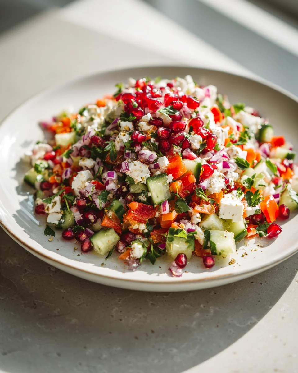 Orientalischer Linsensalat mit Feta – Gesund und lecker!