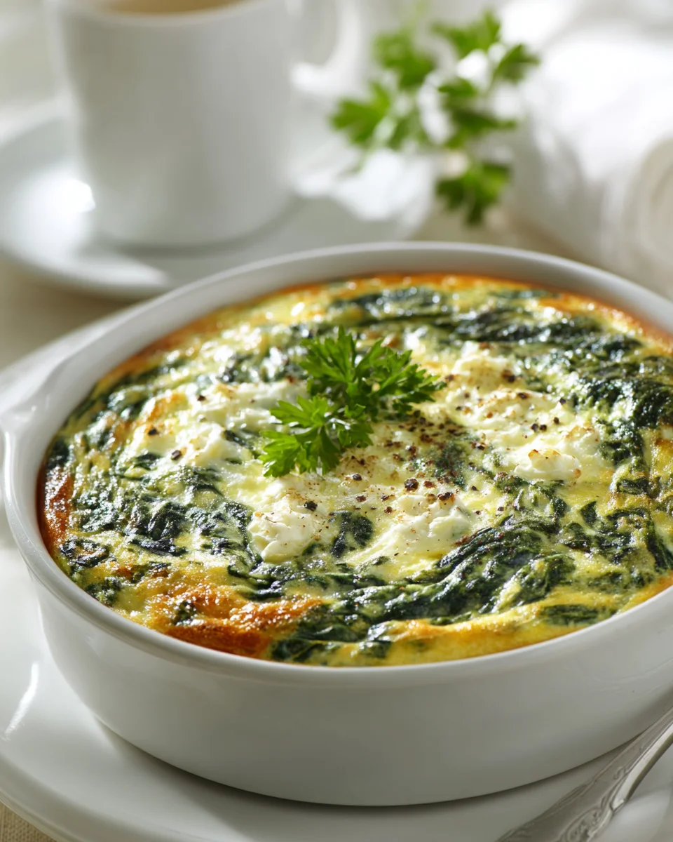 Spinat-Ei-Auflauf: Gesund, einfach, ideal zum Frühstück!