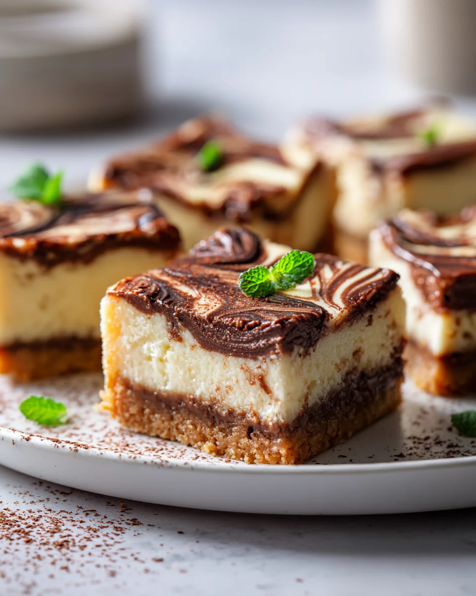 Genieße Nutella Cheesecake Bars: Dein neues Lieblingsdessert!