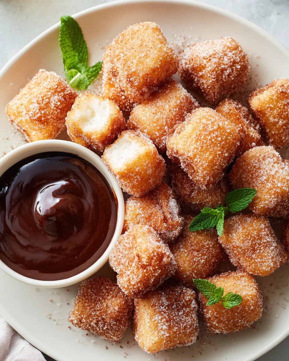 Süße Churro Bissen: Schnell & einfach aus der Heißluftfritteuse