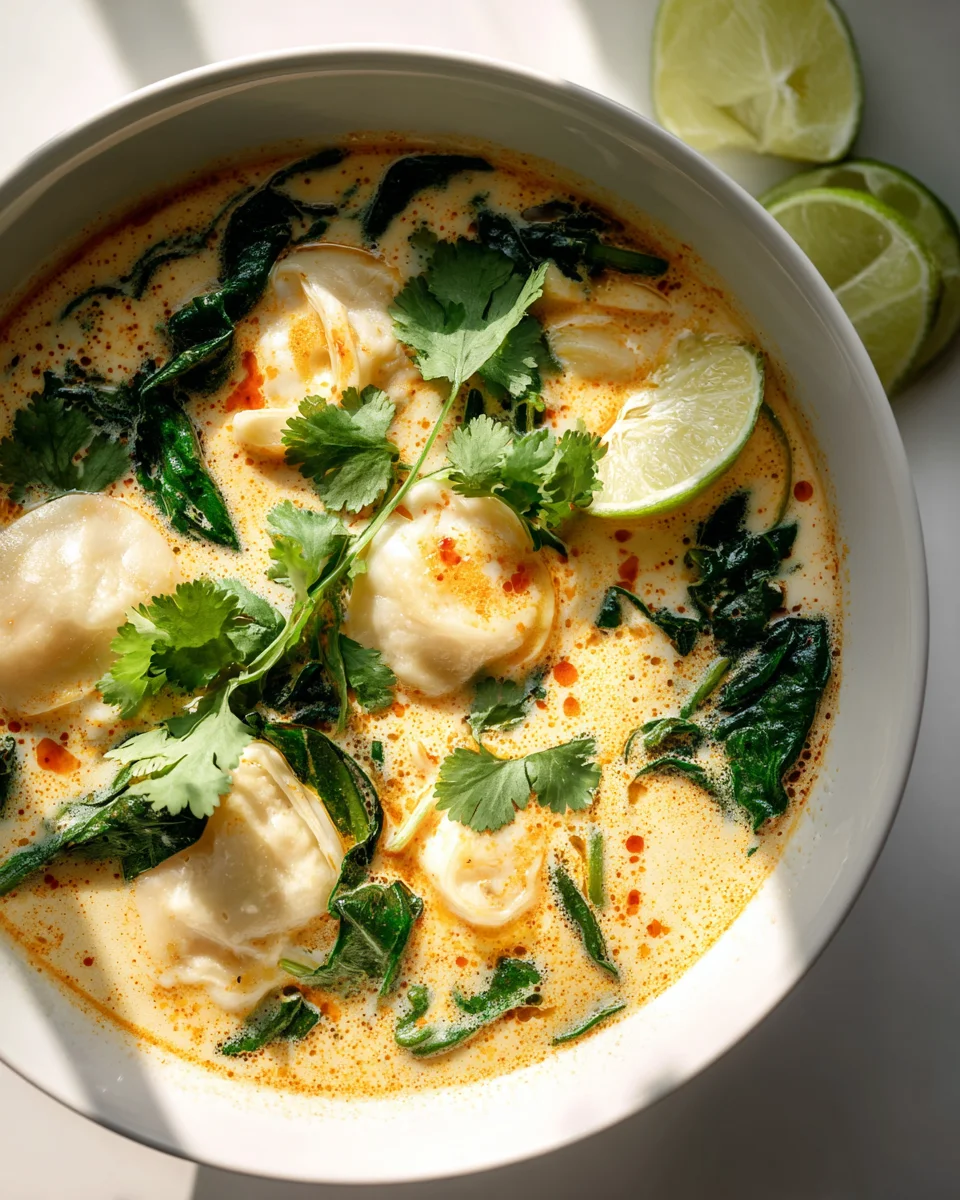 Kremige Thai Knödelsuppe – Das Unglaubliche Rezept!
