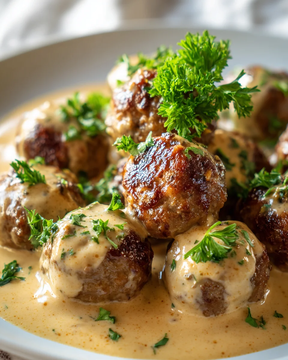 Köttbullar Rezept: Saftige Rinder-Hackbällchen schwedisch