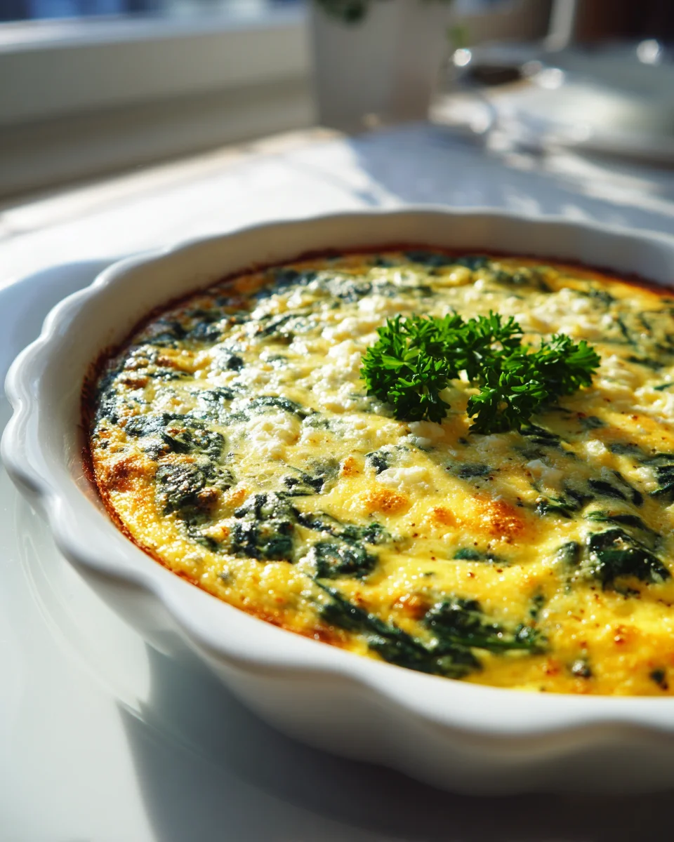 Spinat-Ei-Auflauf: Gesund, einfach, ideal zum Frühstück!