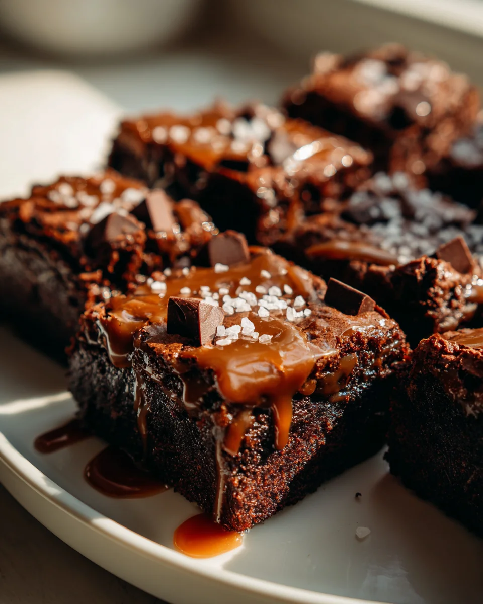 Saftige Salted Caramel Brownies – Dein neues Lieblingsrezept!