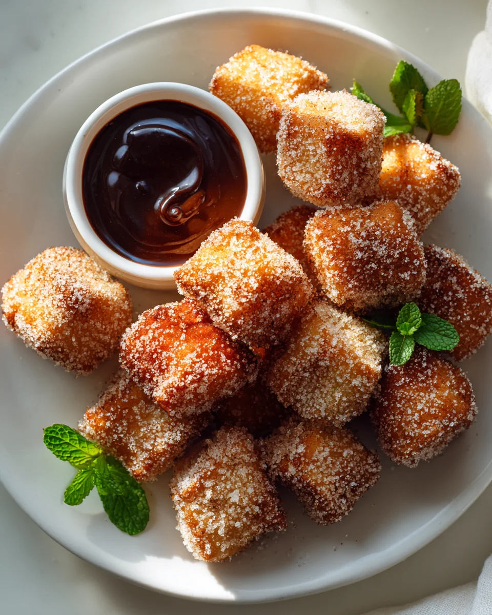 Süße Churro Bissen: Schnell & einfach aus der Heißluftfritteuse