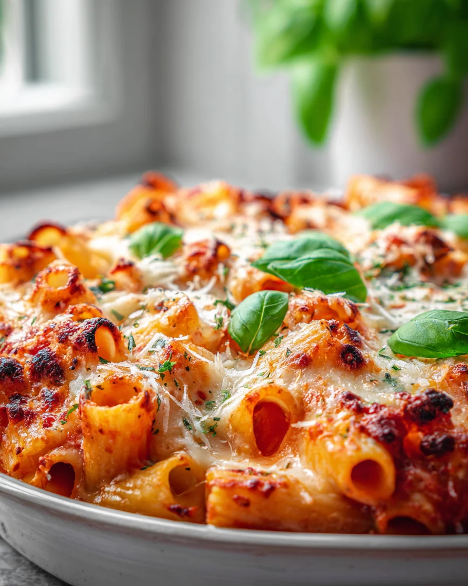 One Pan Rigatoni: Dein schnelles & einfaches Abendessen!