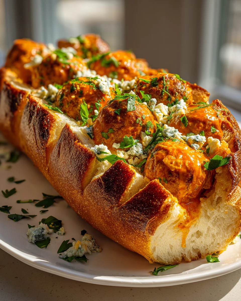 Büffel-Fleischbällchen-Baguette-Boote: Einfach Köstlich!