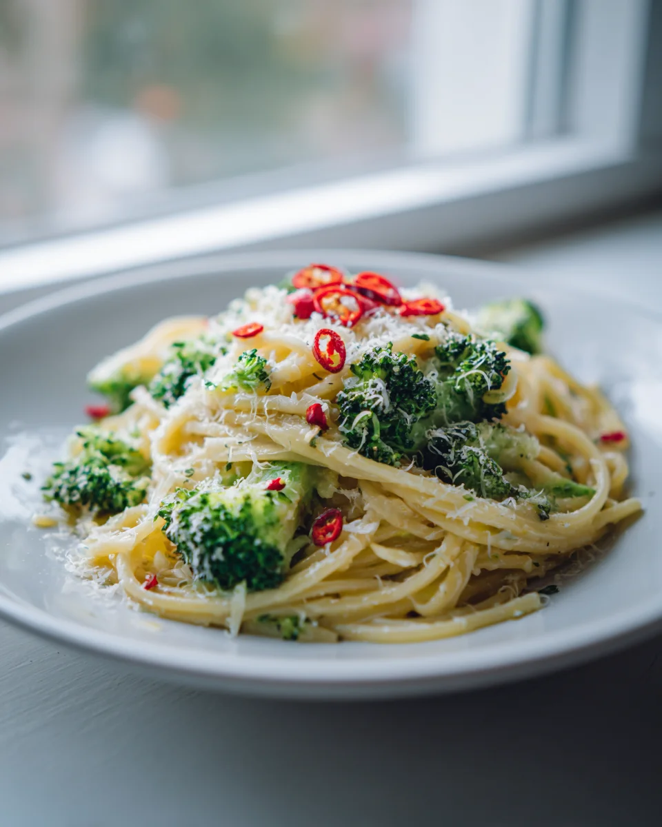 Spicy Brokkoli Pasta: Dein scharfes Pastaglück mit Parmesan