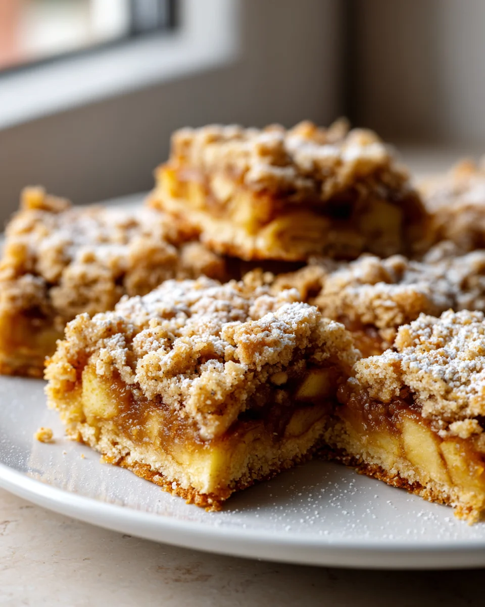 Apfel-Hafer-Streusel-Riegel: Knusprig, lecker & einfach!