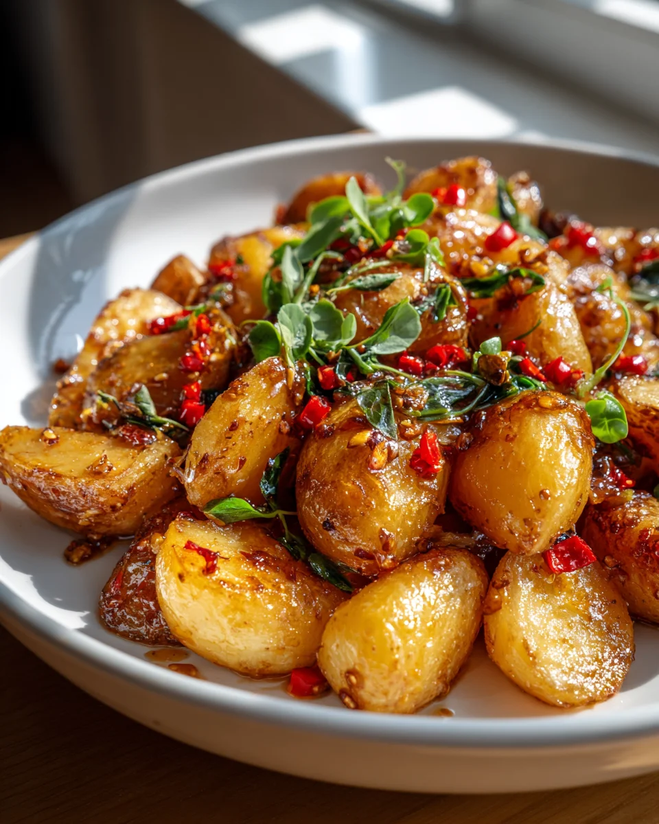 Deine Knusprige Honig Chili Kartoffeln: Süß, Scharf, Lecker!