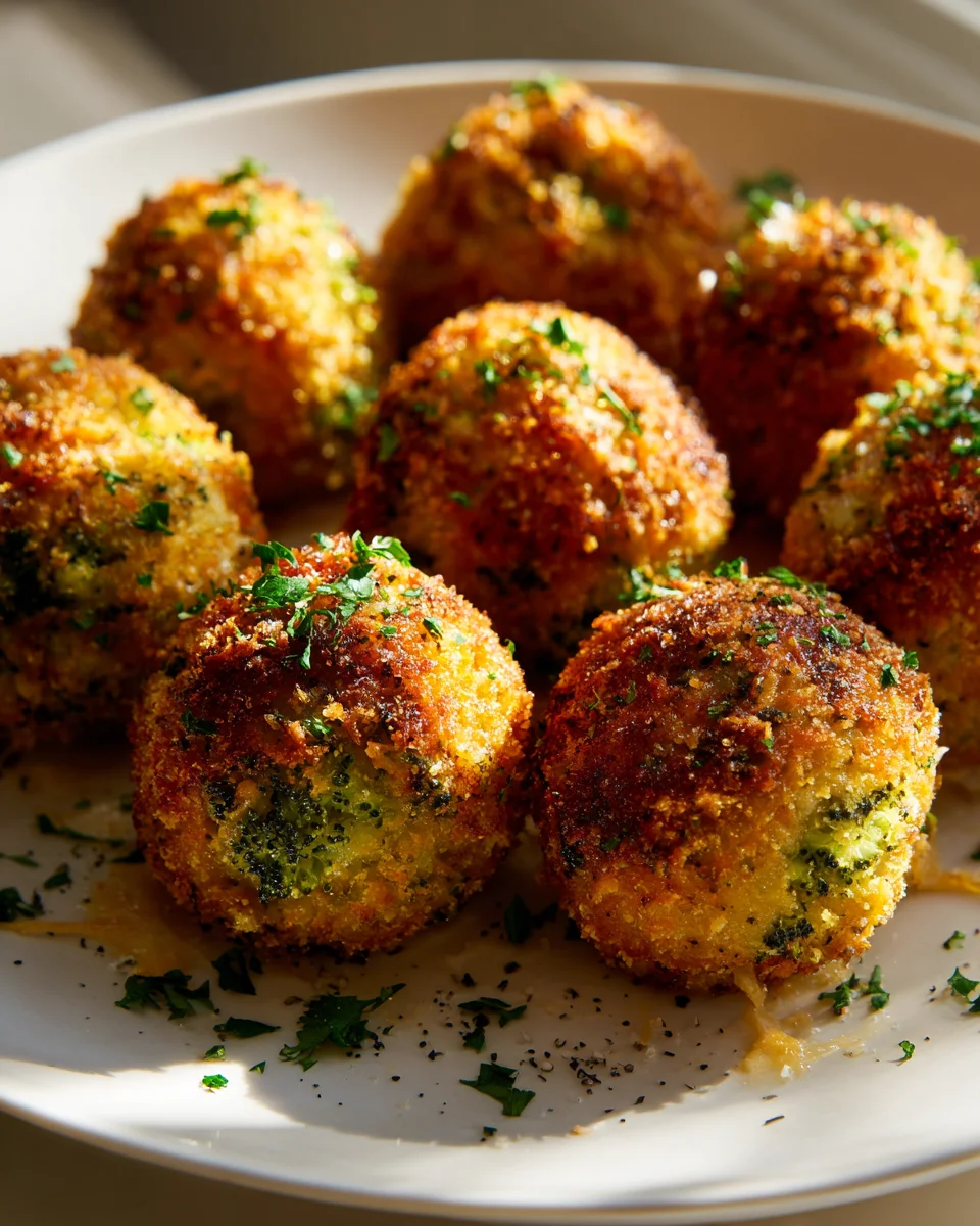 Air Fryer Brokkoli Käse Bällchen: Knusprig & Lecker!