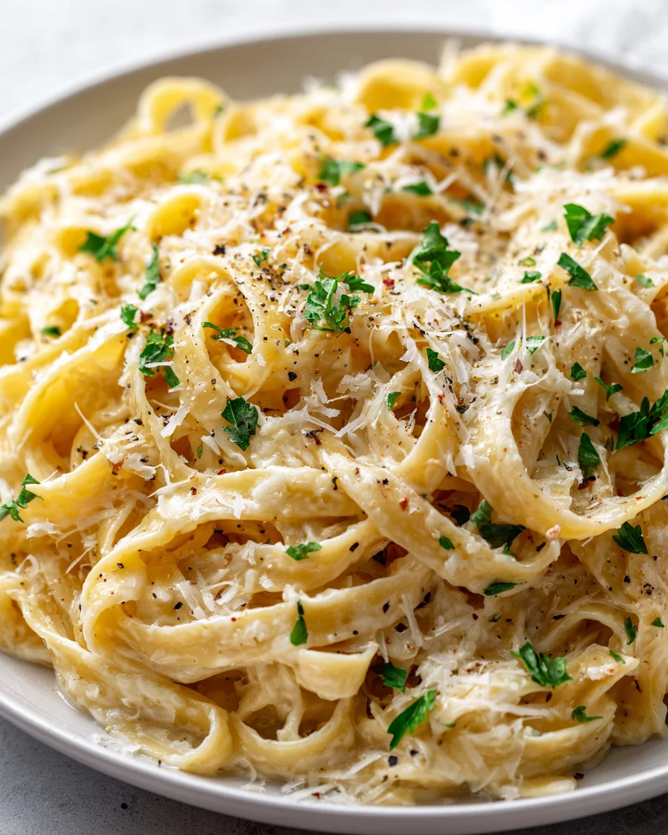 Blitzschnelle Knoblauch-Parmesan Nudelpfanne – einfach lecker!